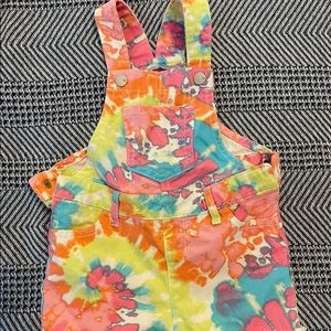 Childrens Place Tye dye Short Overalls